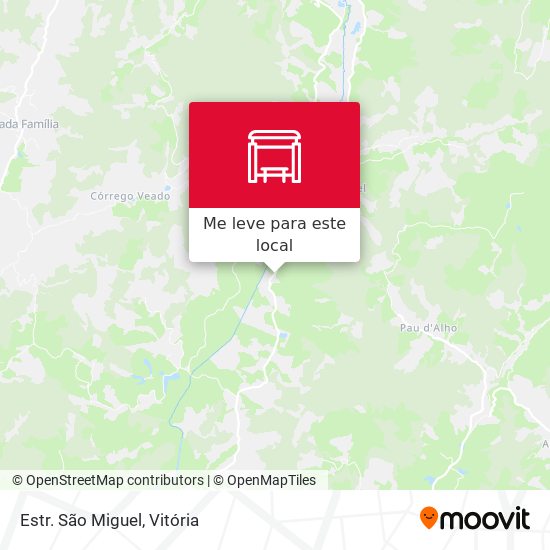 Estr. São Miguel mapa