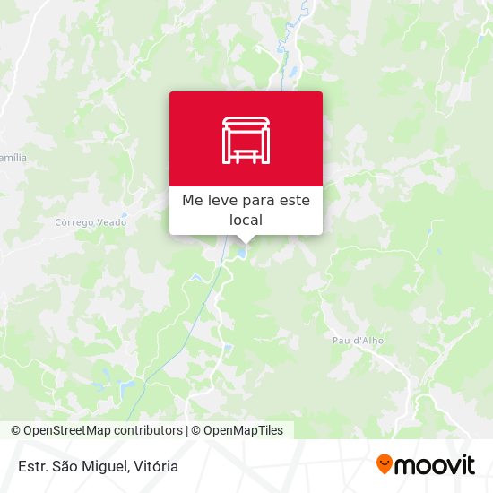 Estr. São Miguel mapa
