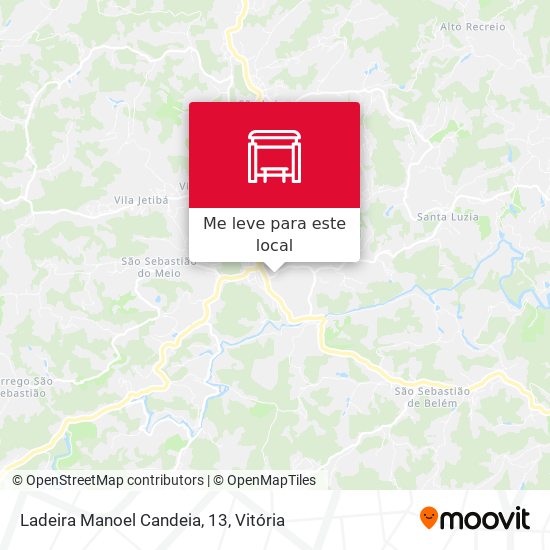 Ladeira Manoel Candeia, 13 mapa
