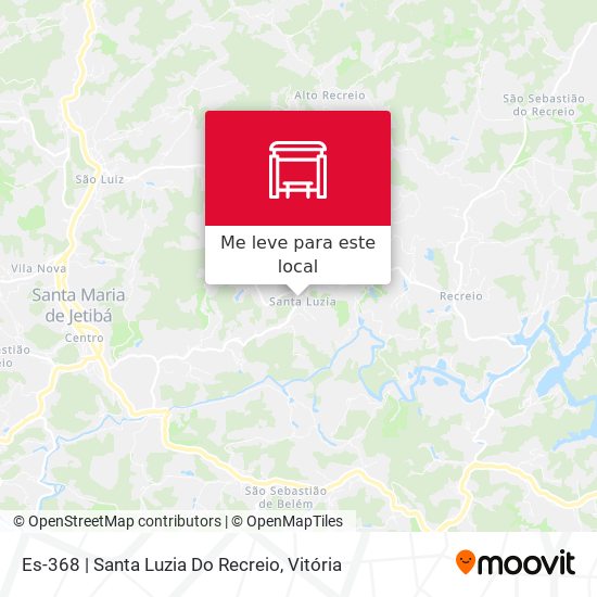 Es-368 | Santa Luzia Do Recreio mapa