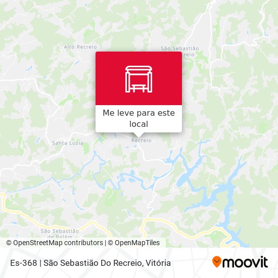 Es-368 | São Sebastião Do Recreio mapa