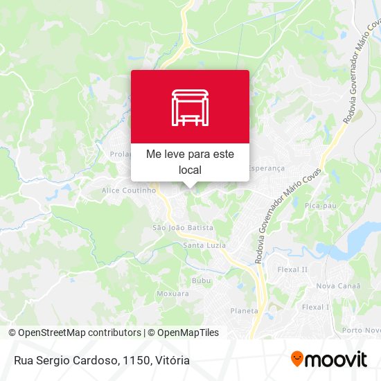 Rua Sergio Cardoso, 1150 mapa