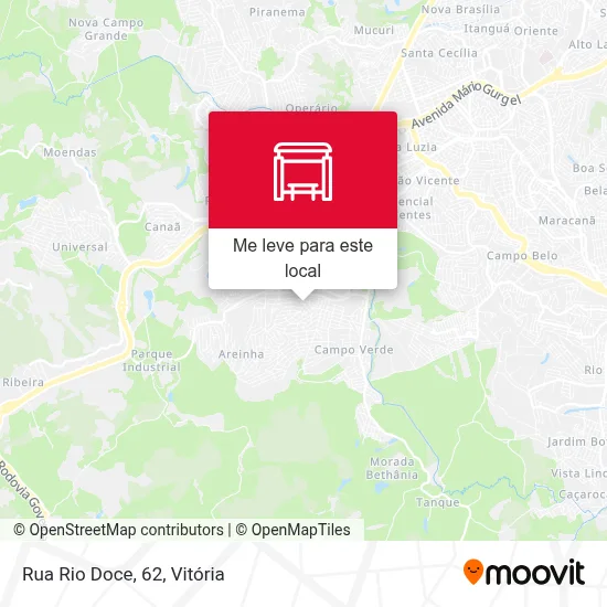 Rua Rio Doce, 62 mapa