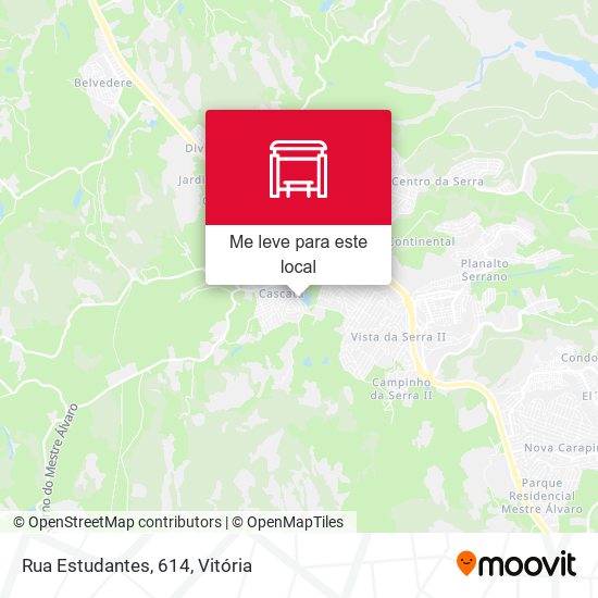 Rua Estudantes, 614 mapa