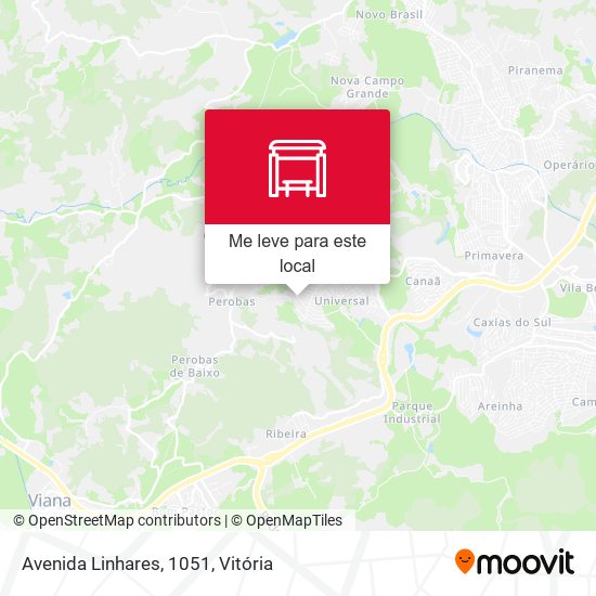 Avenida Linhares, 1051 mapa