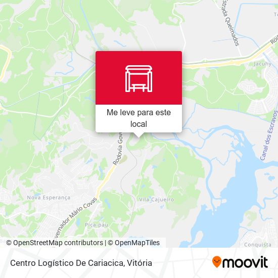 Centro Logístico De Cariacica mapa