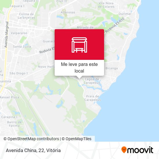 Avenida China, 22 mapa