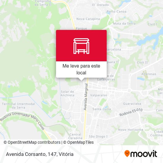 Avenida Corsanto, 147 mapa