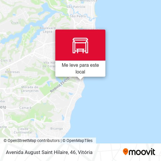 Avenida August Saint Hilaire, 46 mapa