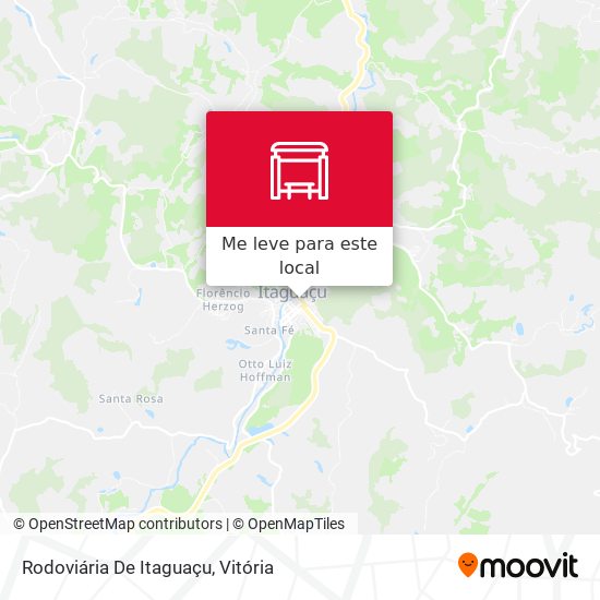 Rodoviária De Itaguaçu mapa
