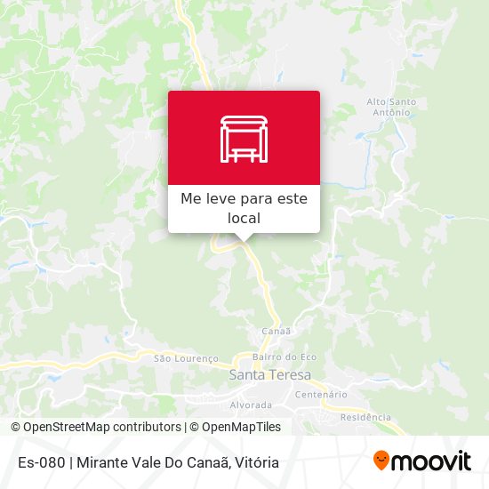 Es-080 | Mirante Vale Do Canaã mapa