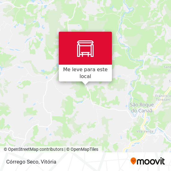 Córrego Seco mapa