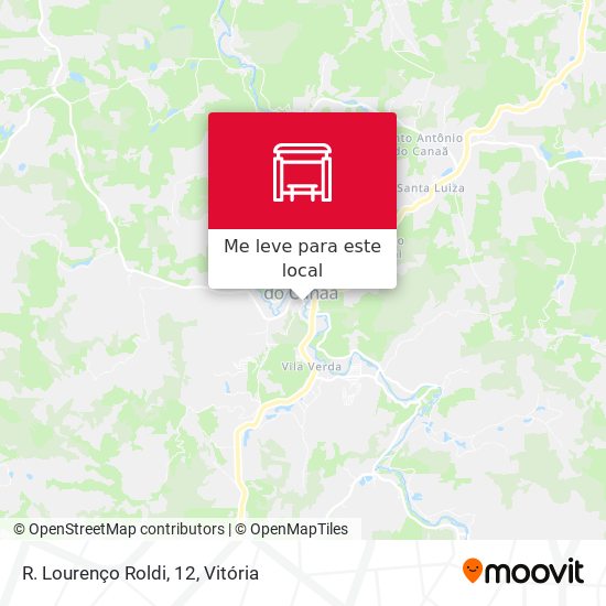 R. Lourenço Roldi, 12 mapa