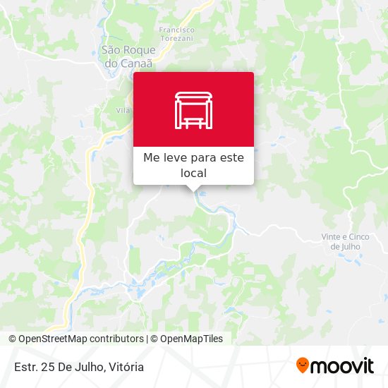 Estr. 25 De Julho mapa