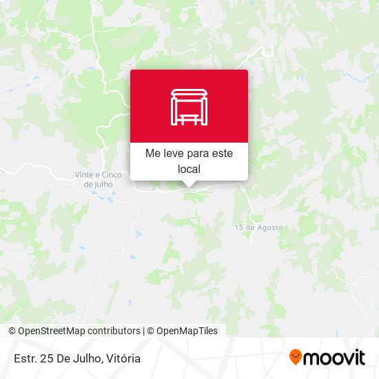 Estr. 25 De Julho mapa