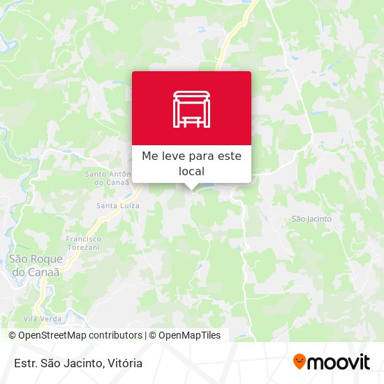 Estr. São Jacinto mapa
