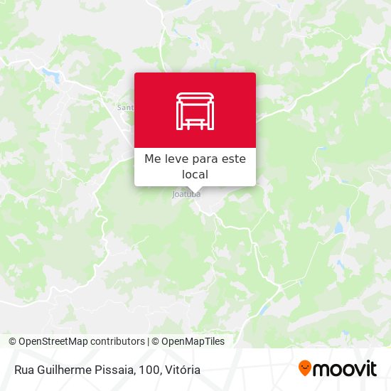 Rua Guilherme Pissaia, 100 mapa