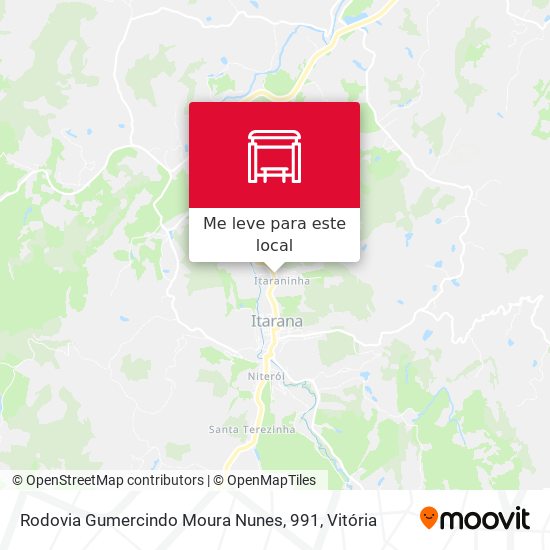 Rodovia Gumercindo Moura Nunes, 991 mapa