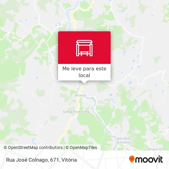 Rua José Colnago, 671 mapa