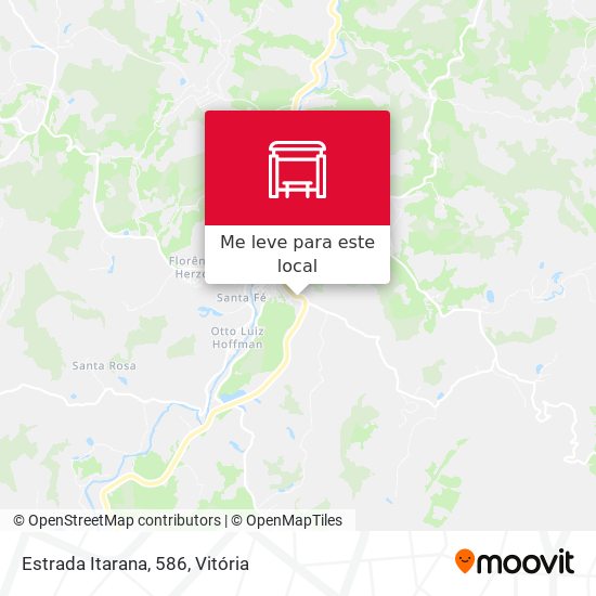 Estrada Itarana, 586 mapa