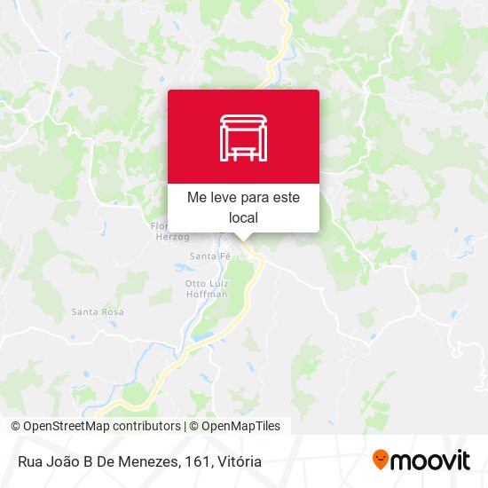 Rua João B De Menezes, 161 mapa
