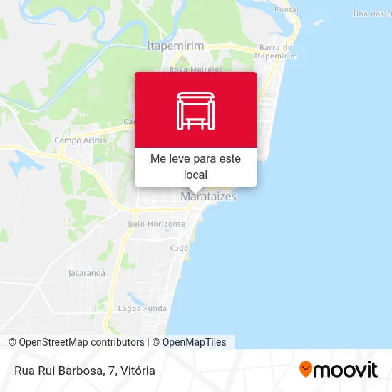 Rua Rui Barbosa, 7 mapa