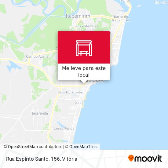 Rua Espírito Santo, 156 mapa
