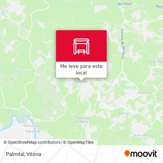 Palmital mapa