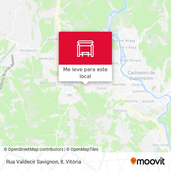 Rua Valdecir Savignon, 8 mapa