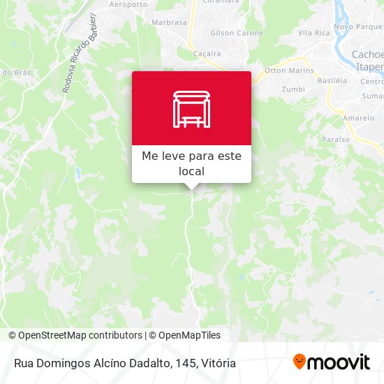 Rua Domingos Alcíno Dadalto, 145 mapa