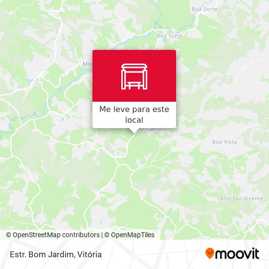 Estr. Bom Jardim mapa