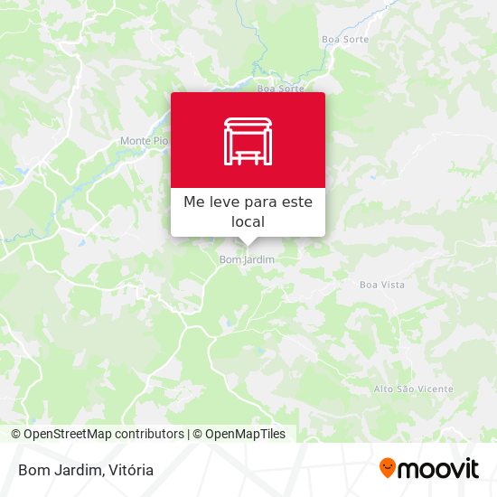 Bom Jardim mapa