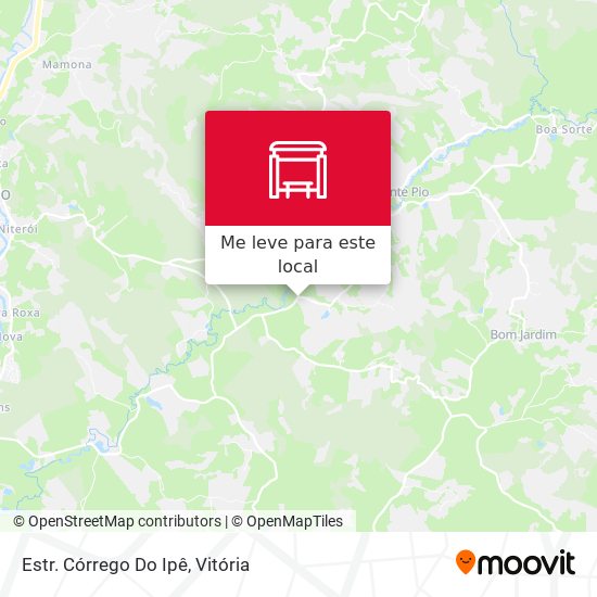 Estr. Córrego Do Ipê mapa
