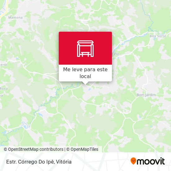 Estr. Córrego Do Ipê mapa
