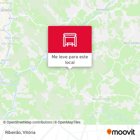 Ribeirão mapa