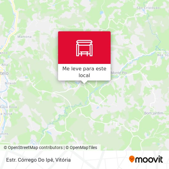 Estr. Córrego Do Ipê mapa