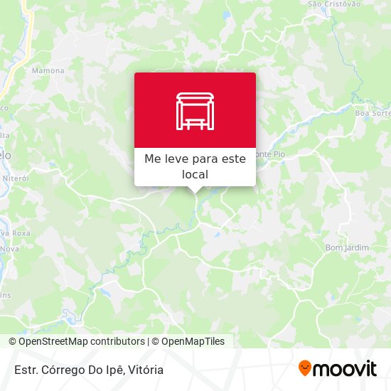 Estr. Córrego Do Ipê mapa