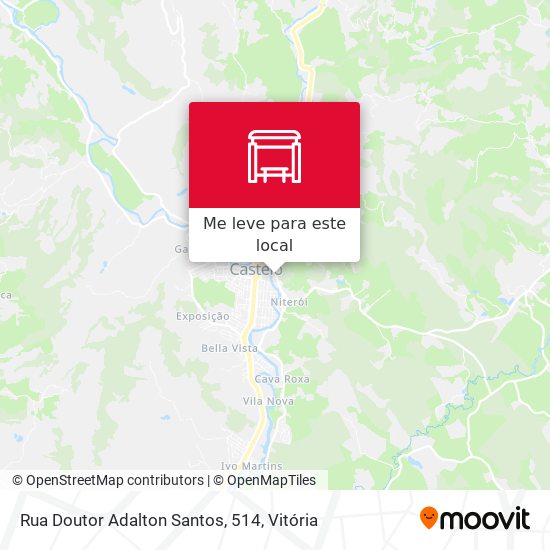 Rua Doutor Adalton Santos, 514 mapa
