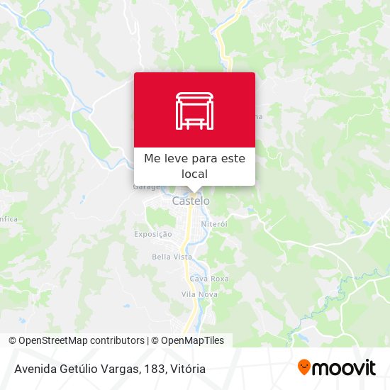Avenida Getúlio Vargas, 183 mapa