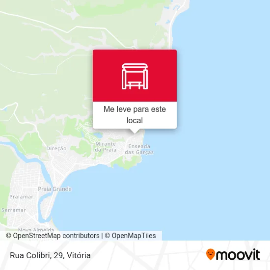 Rua Colibri, 29 mapa