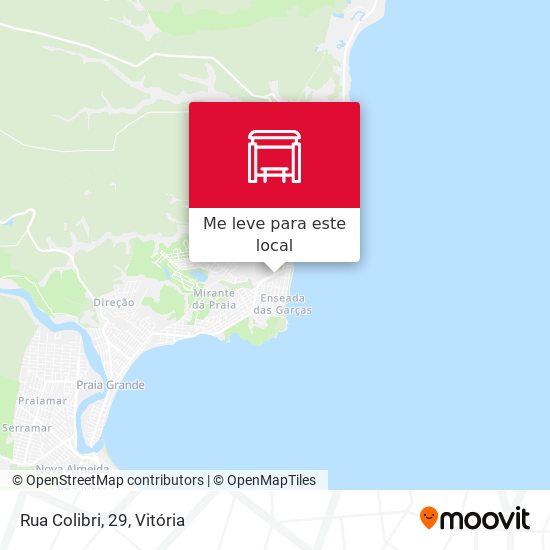Rua Colibri, 29 mapa