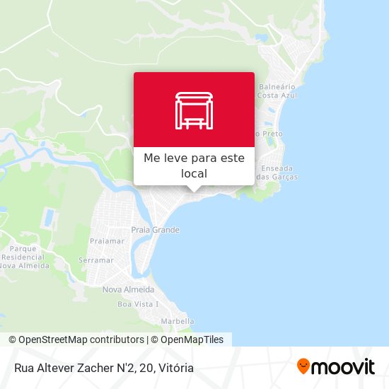 Rua Altever Zacher N'2, 20 mapa