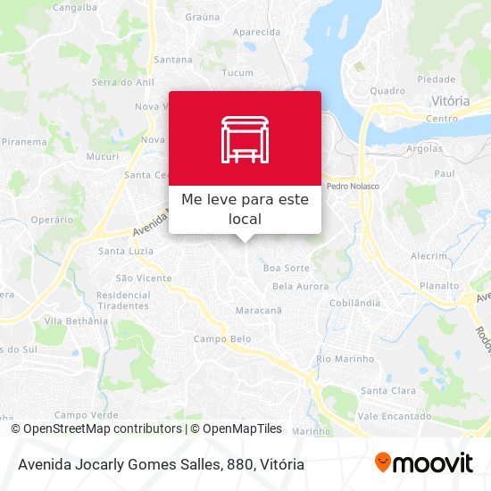 Avenida Jocarly Gomes Salles, 880 mapa