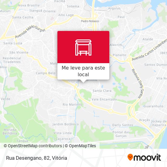 Rua Desengano, 82 mapa
