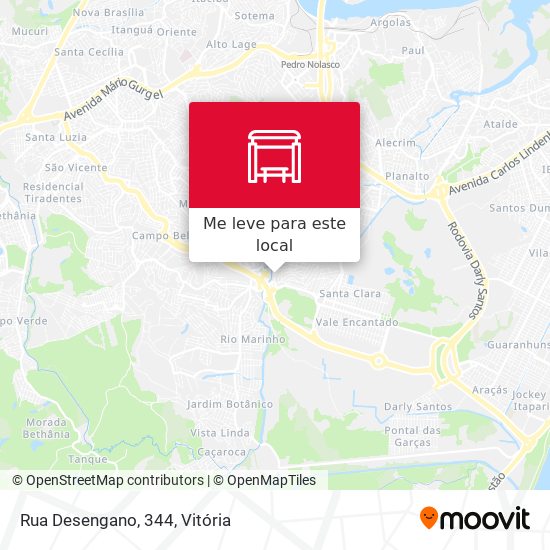 Rua Desengano, 344 mapa