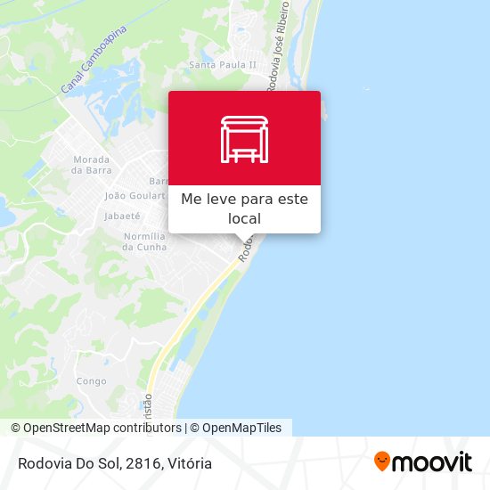 Rodovia Do Sol, 2816 mapa