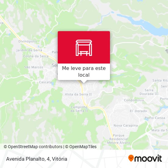 Avenida Planalto, 4 mapa