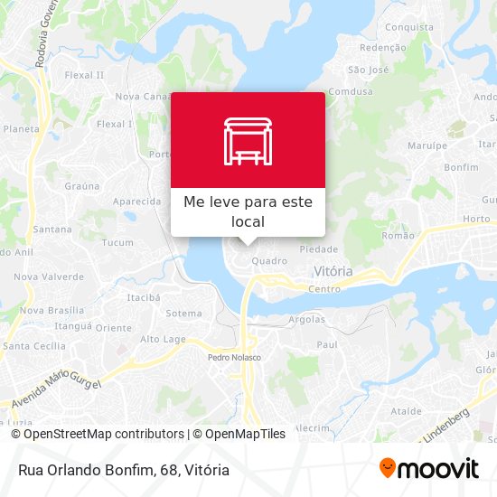 Rua Orlando Bonfim, 68 mapa