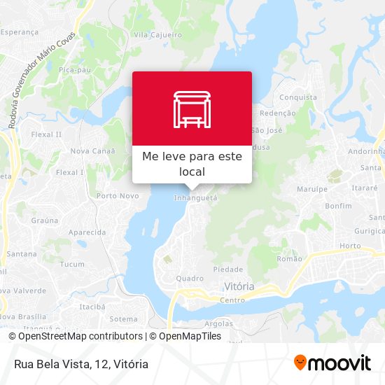 Rua Bela Vista, 12 mapa