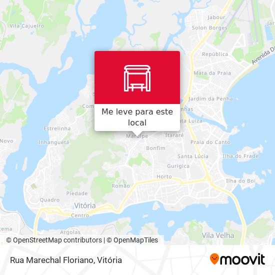 Rua Marechal Floriano mapa